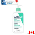 CeraVe Foaming Facial Cleanser for normal to oily skin bottle front view Hydrating foaming facial cleanser with ceramides and niacinamide CeraVe oil control face wash for daily skincare routine Gentle foaming cleanser for removing dirt, oil, and makeup Dermatologist-developed CeraVe facial cleanser packaging image