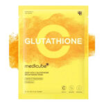 Medicube Deep Vita C Glutathione Mask 27ml – brightening Korean sheet mask with Vitamin C and Glutathione” “Close-up of Medicube Glutathione Mask essence – Vitamin C formula for glowing, radiant skin” “Model using Medicube Vitamin C Glutathione Mask – gentle brightening skincare for sensitive skin” “Medicube Glutathione Mask packaging – 27ml single-use brightening face mask” “Medicube Glutathione Mask with Vitamin C and Niacinamide – skincare flat lay for luminous complexion”
