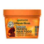 “Garnier Papaya Hair Food Mask for Damaged Hair – 3in1 Vegan Hair Treatment with Papaya and Amla”