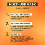 “Garnier Papaya Hair Food Mask for Damaged Hair – 3in1 Vegan Hair Treatment with Papaya and Amla”