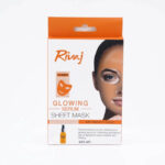RIVAJ UK Glowing Sheet Mask 27ML – Hydrating and Brightening Face Mask for Radiant Skin