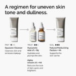 The Ordinary Alpha Arbutin 2% + HA brightening serum for dark spots, uneven skin tone, hydration, and radiant skin.