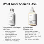 THE ORDINARY Glycolic Acid 7% Exfoliating Toner bottle front view Exfoliating glycolic acid toner for glowing and smooth skin THE ORDINARY skincare toner for dull and uneven skin tone Water-based AHA toner with glycolic acid and aloe vera Glycolic acid exfoliating toner product packaging image