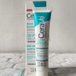 CeraVe Acne Control Gel 40ml – daily acne treatment with 2% salicylic acid, glycolic acid, and ceramides for clear, smooth, and hydrated skin