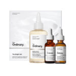 “The Ordinary Bright Set 4-piece brightening skincare kit” “The Ordinary Squalane Cleanser, Vitamin C Serum, Caffeine Solution, and Glycolic Toner set” “Brightening skincare routine by The Ordinary for dull and uneven skin”