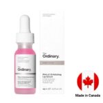 “The Ordinary PHA Exfoliating Lip Serum bottle” “The Ordinary gentle chemical lip exfoliator with PHA and AHA” “Lip serum designed to smooth, hydrate, and refine dry lips”