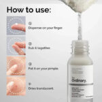 “The Ordinary Sulfur Powder-to-Cream Concentrate bottle on white background” “Powder-to-cream sulfur acne treatment texture close-up” “The Ordinary sulfur acne spot treatment for fast pimple reduction”